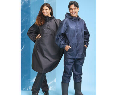 Adult's Packable Rain Jacket, Pants or Poncho