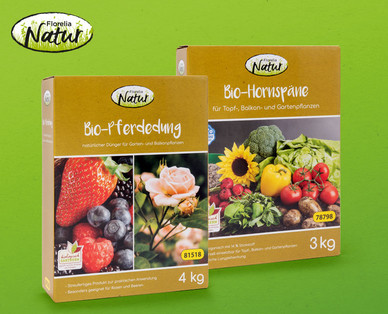 FLORELIA NATUR Bio-Hornspäne/-Pferdedung