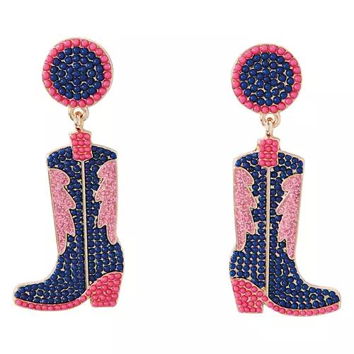 Cowboy Boot Shaped Earrings