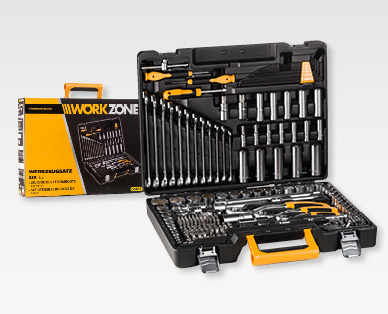 Jeu d'outils, 219 pièces WORKZONE(R)