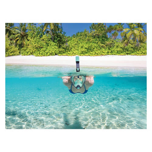 Full Face Snorkeling Mask - Blue, L/XL