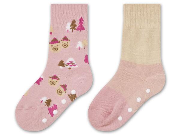 Kleinkinder/Kinder ABS-Socken, 2 Paar
