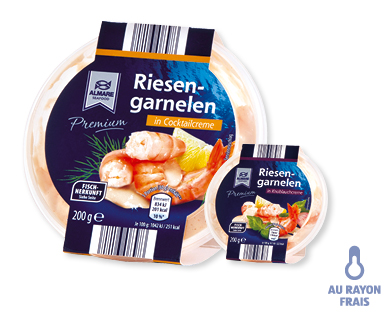 Crevettes géantes en sauce ALMARE SEAFOOD