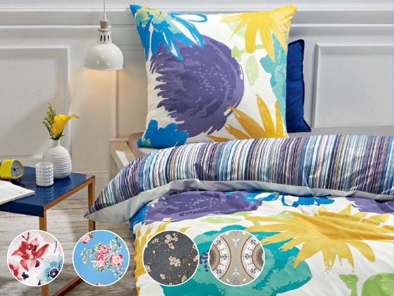 MERADISO Microfibre Sateen Reversible Bedlinen