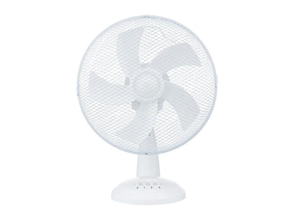 White Desk Fan