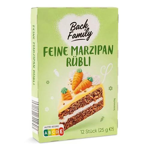 BACK FAMILY Marzipan Rübli