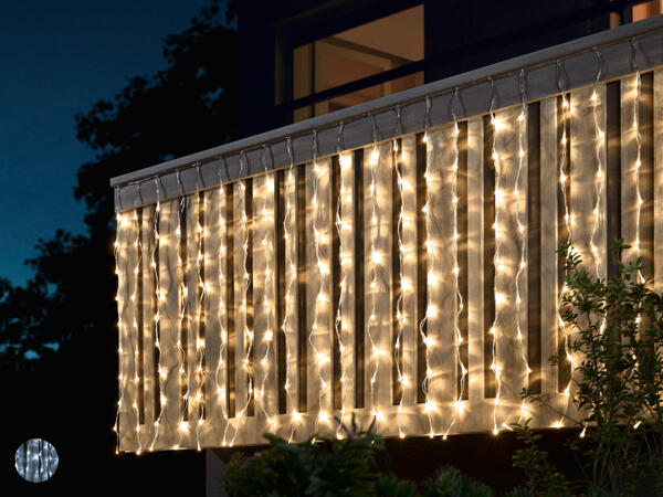 LED-Lichtervorhang