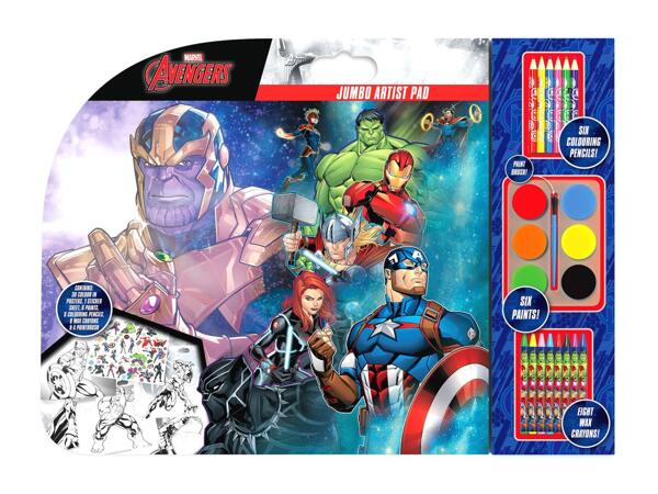 Jumbo Artist Pad - Avengers