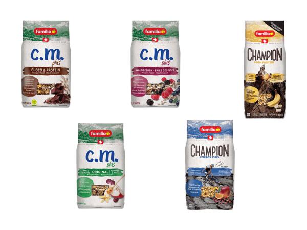 Muesli chocolat & protéiné c.m. plus familia