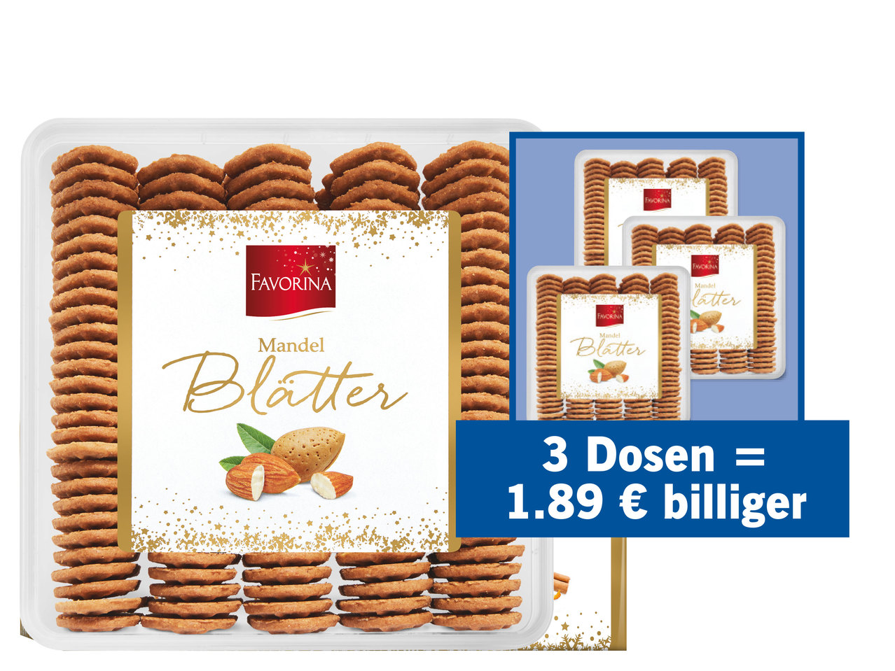 FAVORINA Weihnachtsgebäck in der Dose