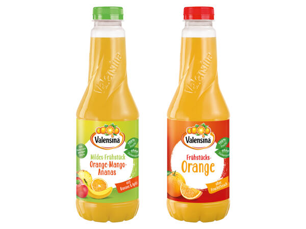 Valensina Orangen- oder Orange- Mango-Ananas Saft