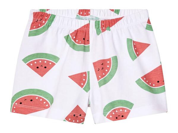 Lupilu Kids' White Short Pyjama Set