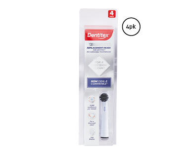 Power and Sonic Replacement Toothbrush Heads 4pk