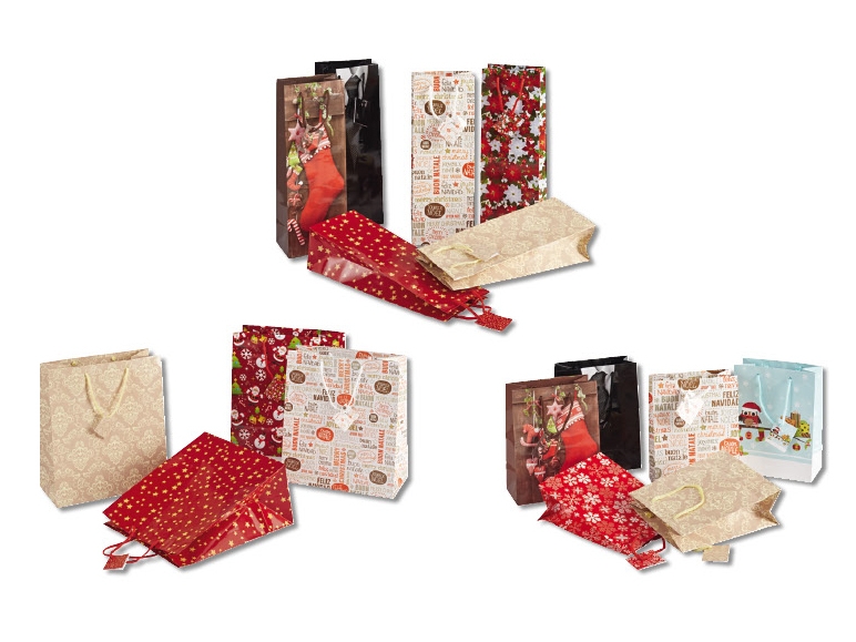 Pochettes cadeaux, lot de 6/4