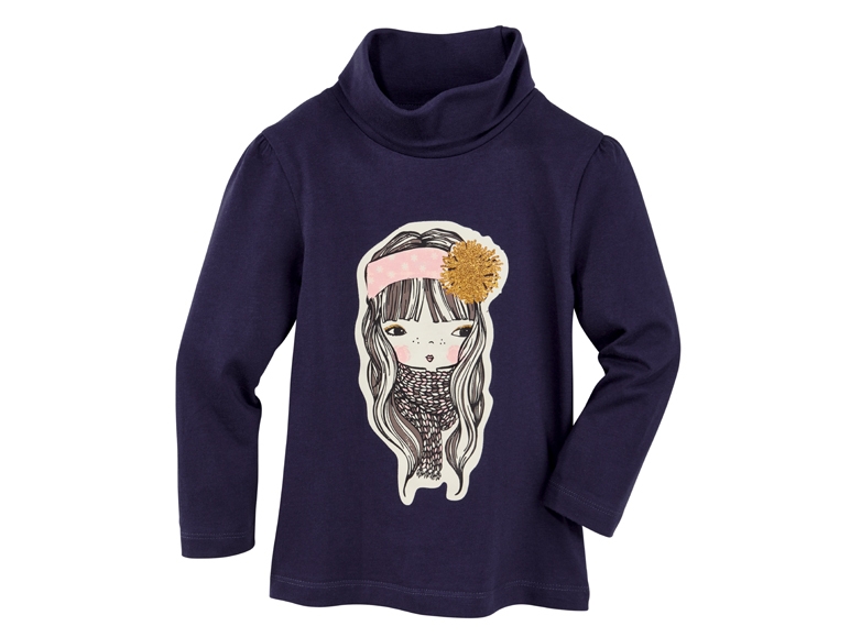 Girls' Roll Neck Tops