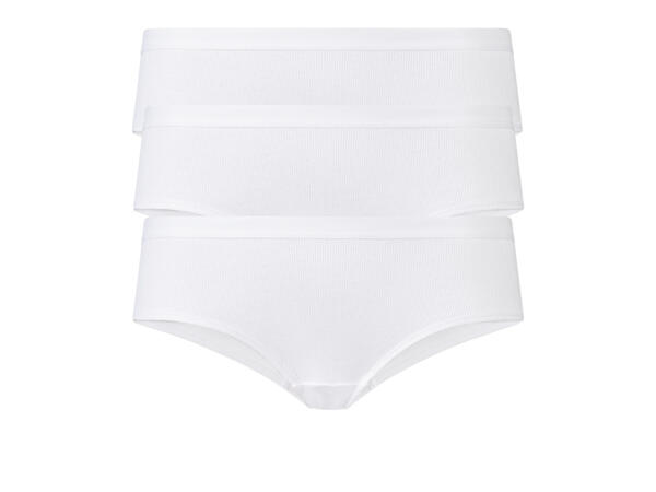 Ladies' Ribbed Hipster Briefs