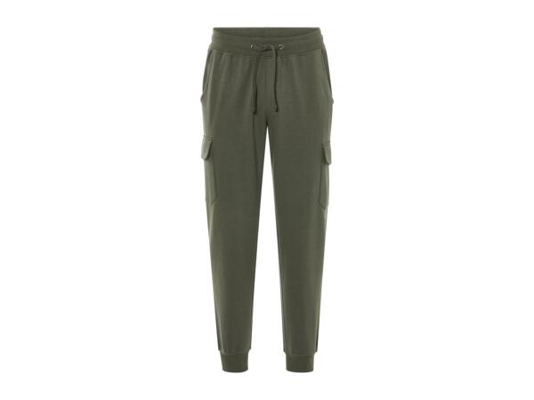 Livergy Men's Cargo Joggers - Olive