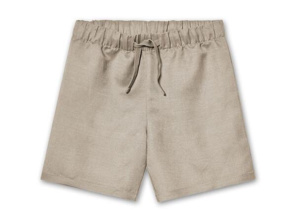 Kinder Leinen Shorts