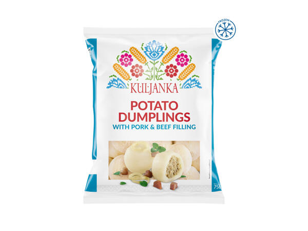 Kuljanka Potato Dumplings with Pork and Beef Filling