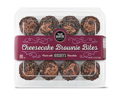 Village Bakery Hershey's Chocolate Cheesecake Brownie Bites