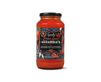 Specially Selected Arrabiatta or Roasted Garlic Imported Pasta Sauce