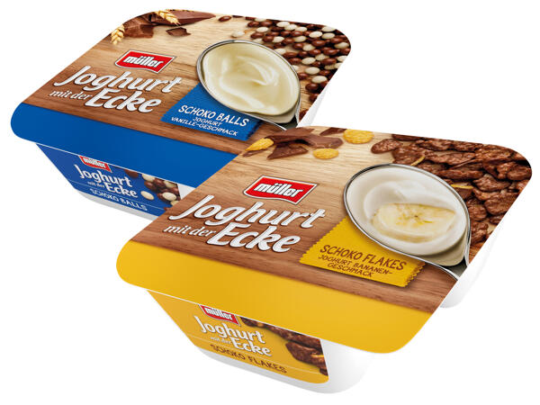 Müller Joghurt mit der Ecke