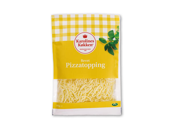 Karolines Køkken pizzatopping