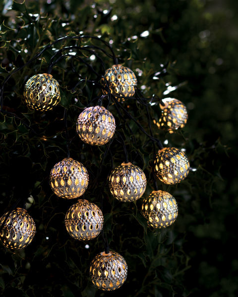 Novelty Globe Solar String Lights