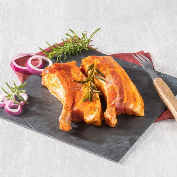 Couronne de porc au lard