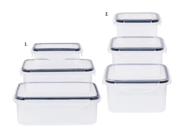 Set de boîtes de conservation, 3 pièces