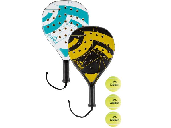 Padelracket, set