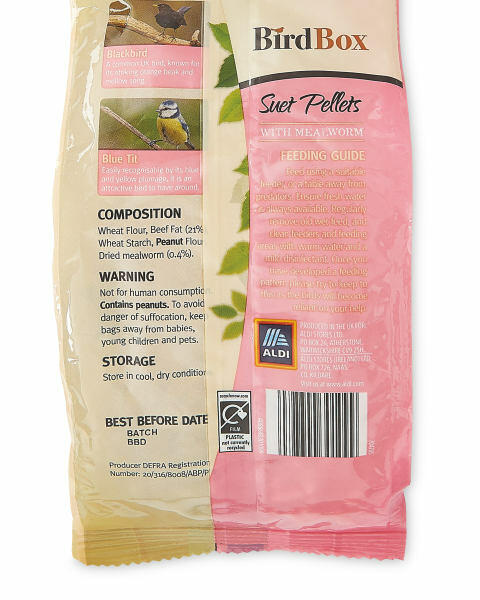 Bird Box Mealworm Suet Pellets