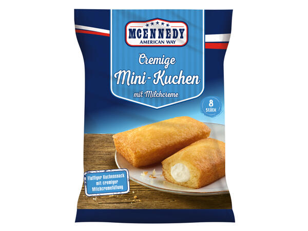 Mini Kuchen mit Milchcreme