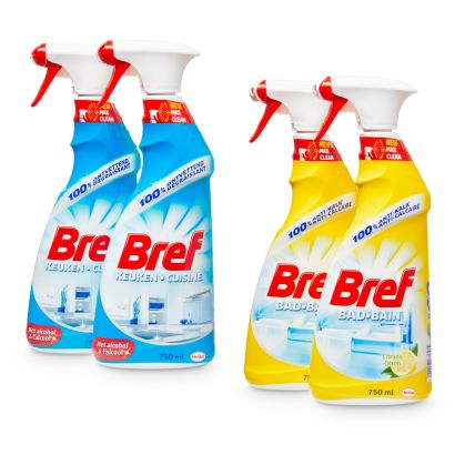 Küchen- oder Badezimmerspray, 2er-Packung