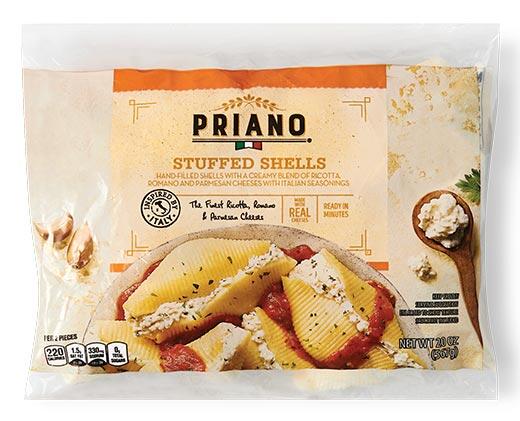 Priano Manicotti or Stuffed Shells