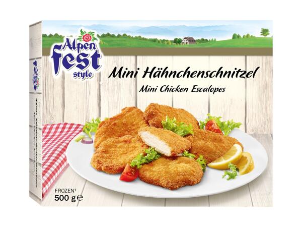 Mini Chicken Schnitzels