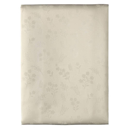 60" x 84" Premium Jacquard Tablecloth - White
