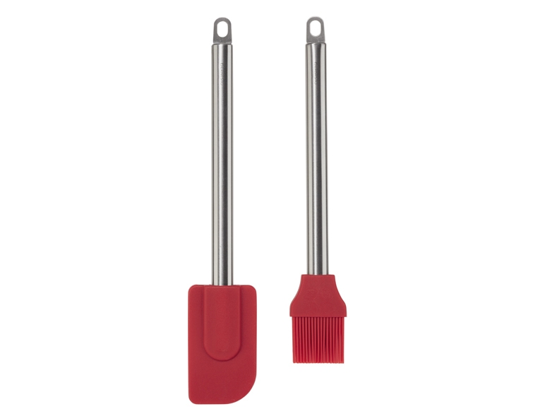 Silicone Spatula or Cooking Brush Set, 2 pieces or Mini Rolling Pin, 1 piece