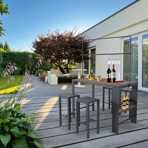 LECO Bar-Sitzgruppe / Gartentheke