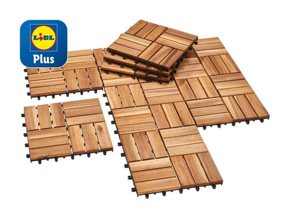 Dalles en bois, set de 10 (action valable uniquement en Suisse alémanique)