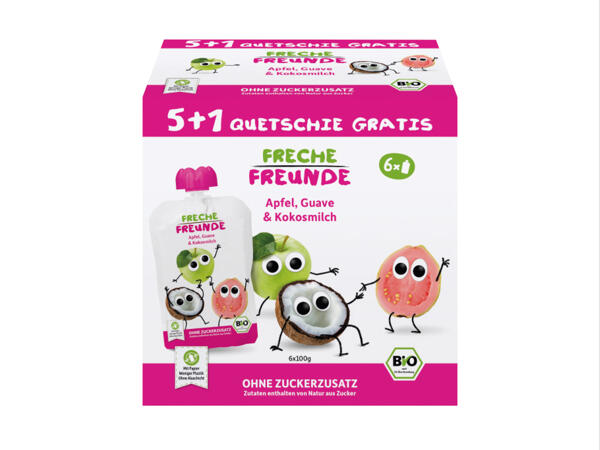 Freche Freunde Bio Quetschie MultiPack