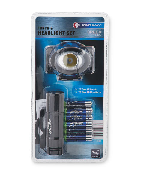 Lightway Torch and Headlight Set