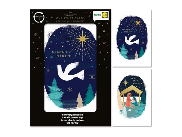 Simply For You NSPCC Christmas Cards - 20 Pack
