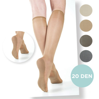 Mi-bas pour dames, 2 paires