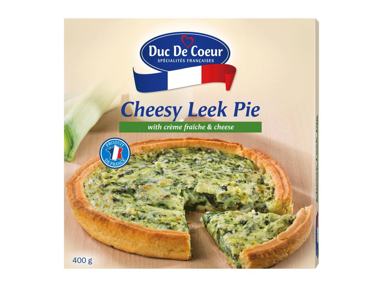 DUC DE COEUR Quiche Lorraine, Leek Pie