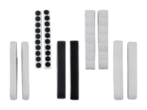 Set de bandes velcro/​pastilles auto-agrippantes