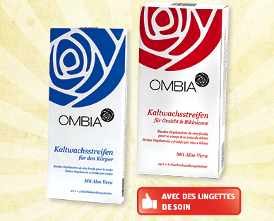 Bandes de cire froide OMBIA