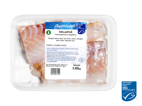 Färsk koljafilé
