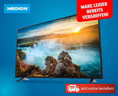 MEDION 163,8 cm (65") Ultra-HD Smart-TV mit LED-Backlight-Technologie