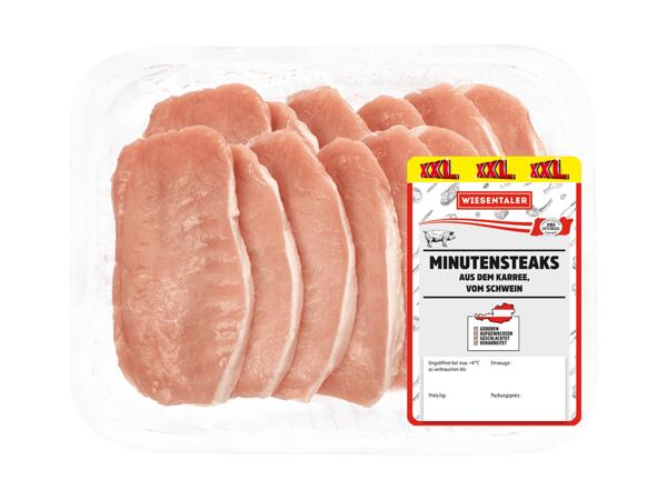 Frische Minutensteaks